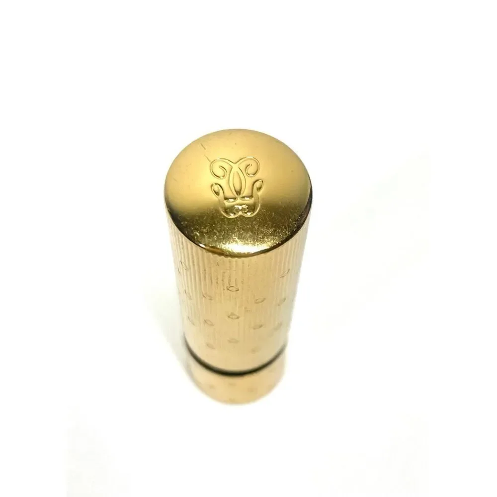 Vintage 1950 GUERLAIN Lipstick Gold Dot Case Bal de Mai 43 Preserved Collectors